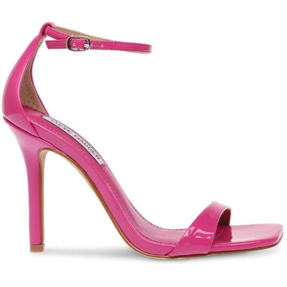 NIB Steve Madden Hot Pink Spree Sandals - Stiletto Heel - Picture 2 of 4